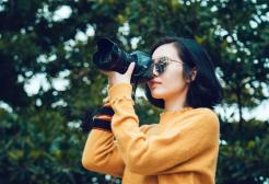 Photographer with camera