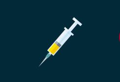 Illustration of the world, a needle and a heart