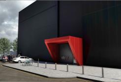 External view of Energy House 2.0 entrance, University of Salford