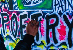 Poetry graffiti