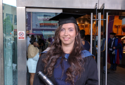 Georgiana Matoianu at graduation