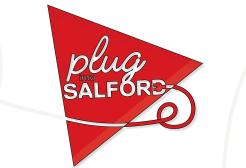 Plug into Salford logo