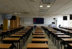 Tables in an exam room