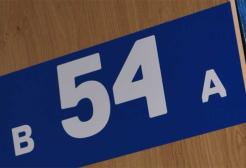 A shelf sign in the Library