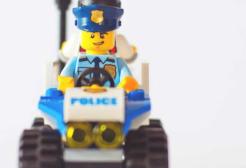 A Lego policeman