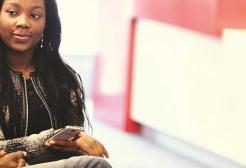 Students chatting in breakout room