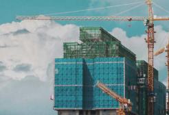 New buildings and cranes