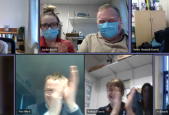 Jordan Booth is awarded Apprentice of the Year 2022 in an online ceremony