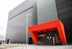 External view of Energy House 2.0 entrance, University of Salford
