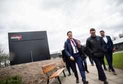 Burnham and Miliband visit EH2