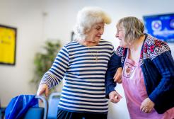 Residents in a care home