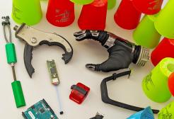 Items from a prosthetics engagement toolkit