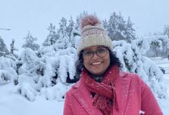 Rincy on an exchange trip in Finland