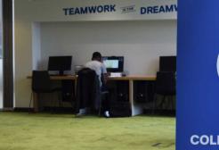 A collaborative space in the Library