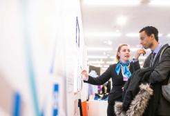 A person starts a new job