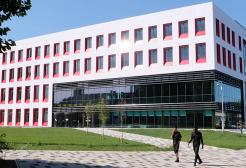 Exterior view of the Science, Engineering & Environment (SEE) Building, University of Salford