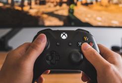 Playing video games