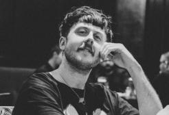 Mattu in the studio posing for the camera