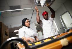 Students in the new Centre for Medical Imaging