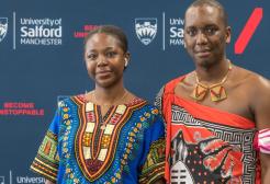 International students at Africa Day header