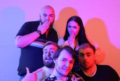 five people in the photo