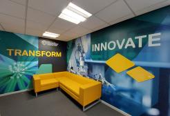Centre for Sustainable Innovation branded wall graphics