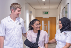 Occupational Therapy Students with Patient