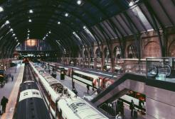 Train station in the UK