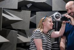 two colleagues in training