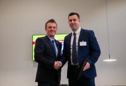 Paul Tierney with Paul Ward, Director of International and Regional Development