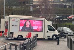 Salford's tech truck at Rochdale Sixth Form College