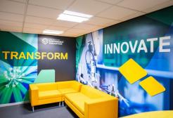 Centre for Sustainable Innovation branded wall graphics