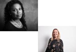 Dr Sally Penni and Naomi Timperley