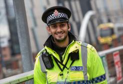 Greater Manchester Police Officer supporting Operation Protector