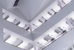 Multiple floors and ceiling in New Adelphi Building