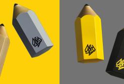 D&AD awards branded pencils