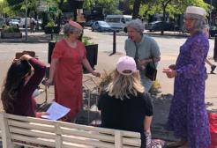 Performers share conversations about care roles