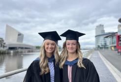 Abbie Tobin and Eve Adams Policing Graduates  