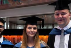 Muhammad Chopdat, Sarah Hallett and Lloyd Townsend, Accounting and Finance with Placement graduates