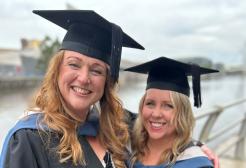 Clare Hoyle and Vicky Yeomans