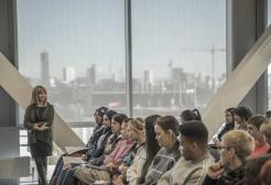 Students in a lecture