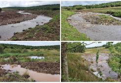 restored River Keekle in West Cumbria