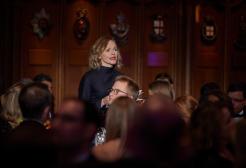 Actress Maxine Peake speaks at the Booker Prize awards