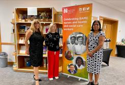 The EDI team at the RCN Black History Month conference