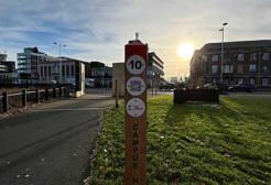 The location of the Checkpoint 10 post on the Campus Heritage Trail. 