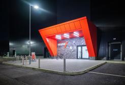 Energy House external nightime