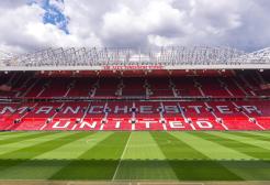 Old Trafford football stadium in Greater Manchester, the home of Manchester United