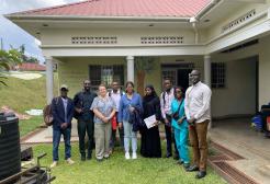 The team nominated for the Diabetes Nursing Awards 2025, pictured in Uganda