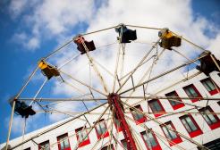 Ferris wheel at the University of Salford Welcome Week