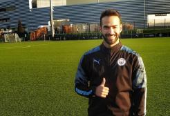 Aristotelis on his placement at Manchester City's training ground
